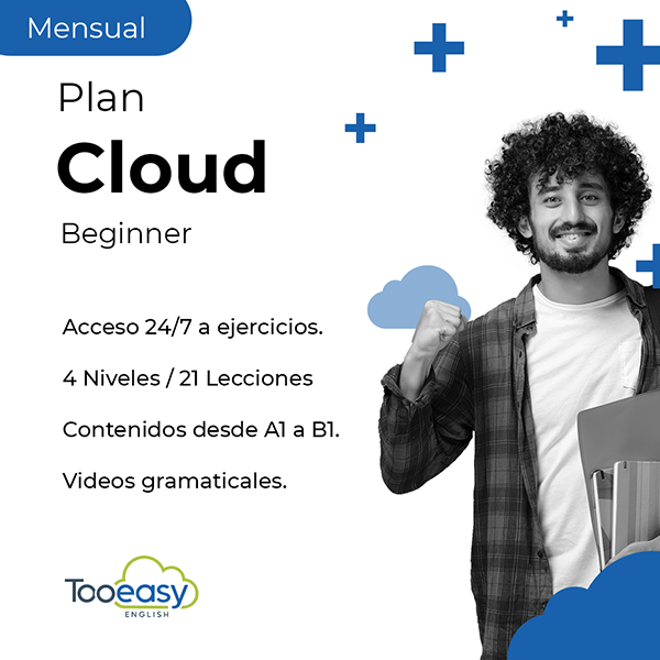 TOO EASY CLOUD MENSUAL| Curso de inglés BÁSICO